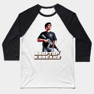 Rooftop Koreans Baseball T-Shirt